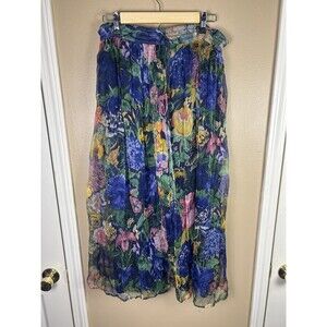 Vintage Simonia Maxi Skirt Boho Cottage Broomstick Fairycore Festival M/L *Read